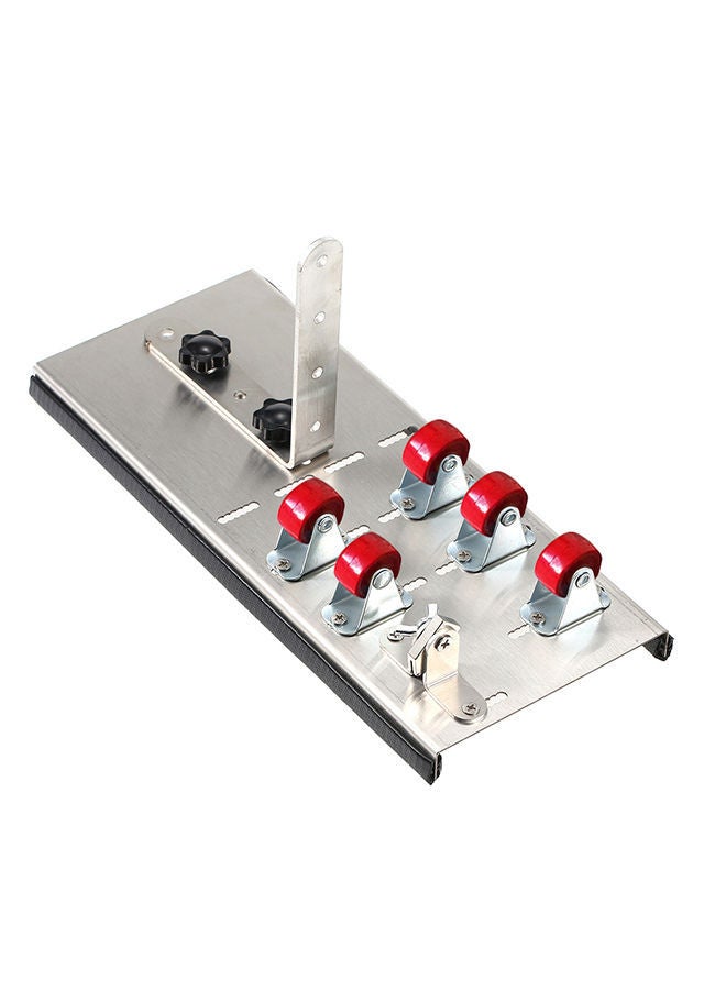 Stainless Steel Glass Bottle Cutter DIY Tool Wine Beer Bottles Cutting with Five Wheels Machine Silver 30.0x16.0x5.0cm