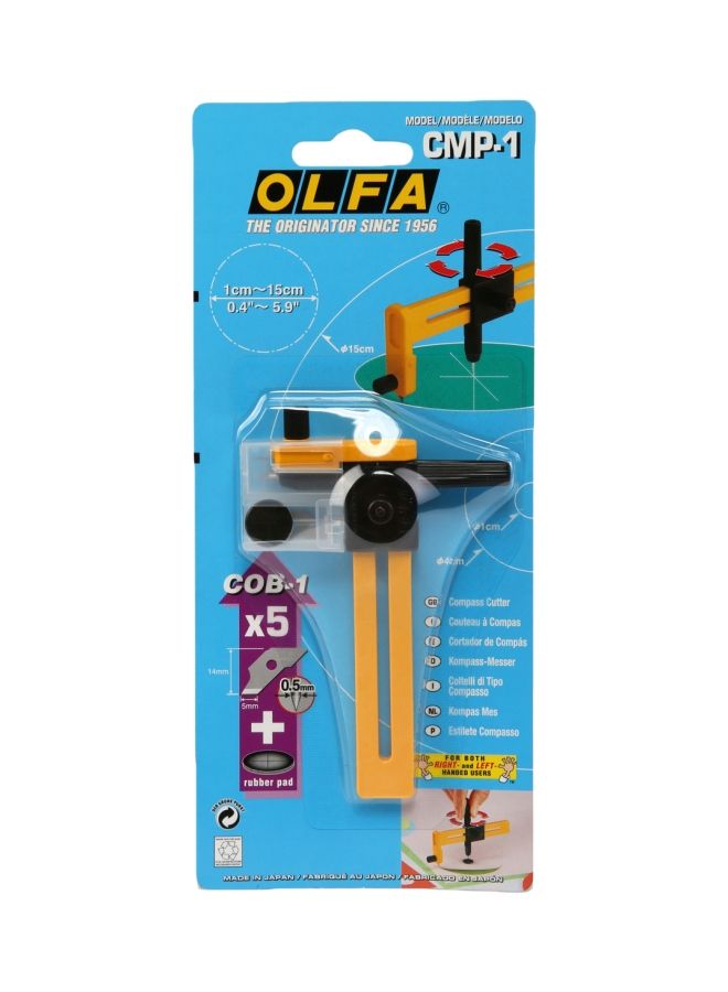 CMP 1 Compass Cutter With Blades Yellow/Black