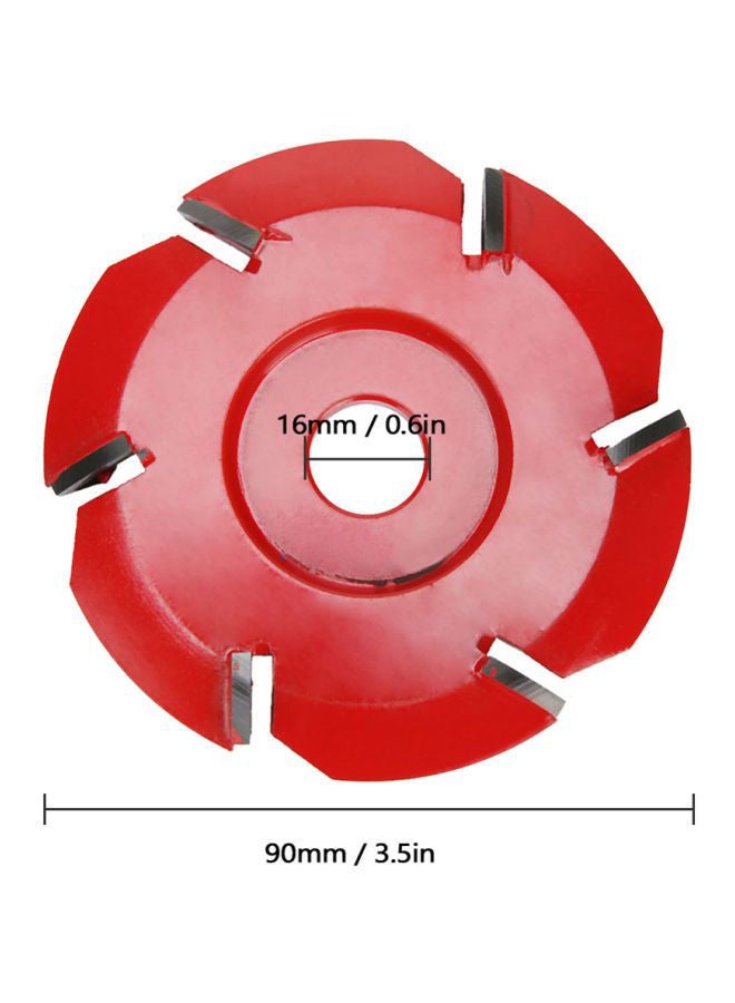 Milling Cutter Red 90x16millimeter