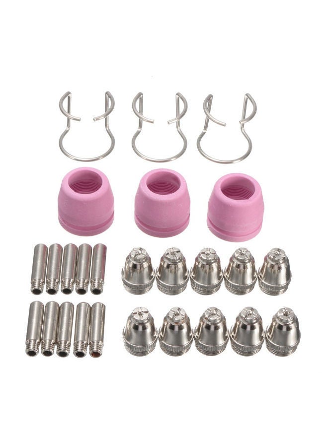 26-Piece Plasma Cutter Kit Silver/Pink 20centimeter