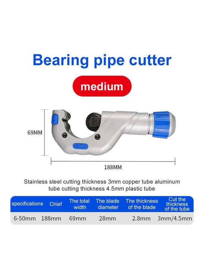 Pipes Cutter Silver/Blue 18.80x5.50x6.90cm