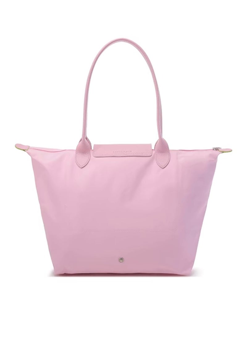 Longchamp women's classic fashion versatile large handbag shopping bag shoulder bag handbag new pink