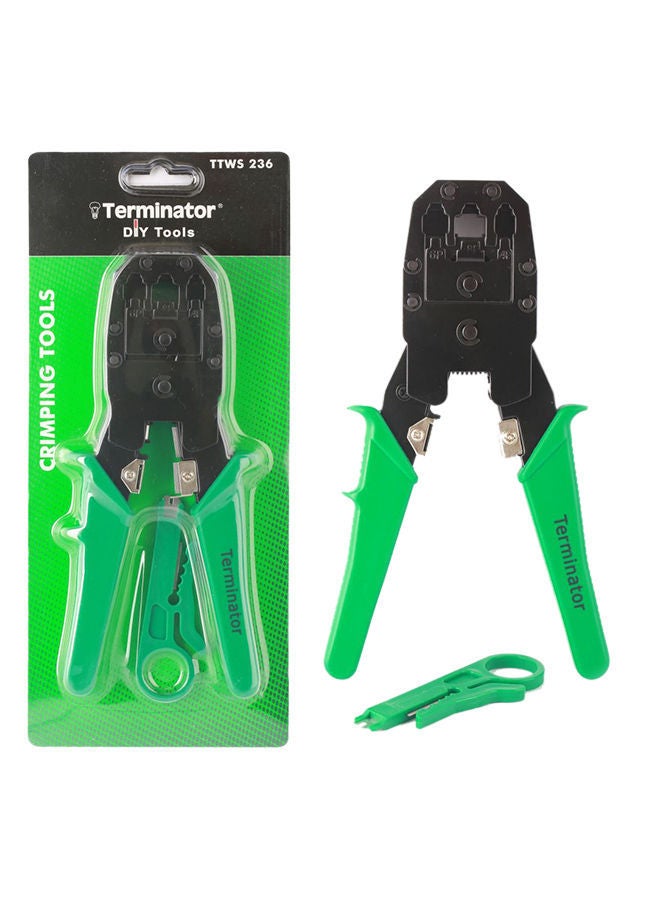 Terminator 3 in 1 Crimping Tool & Wire Stripper for Networking RJ45 RJ11 RJ12 - TTWS 236 black