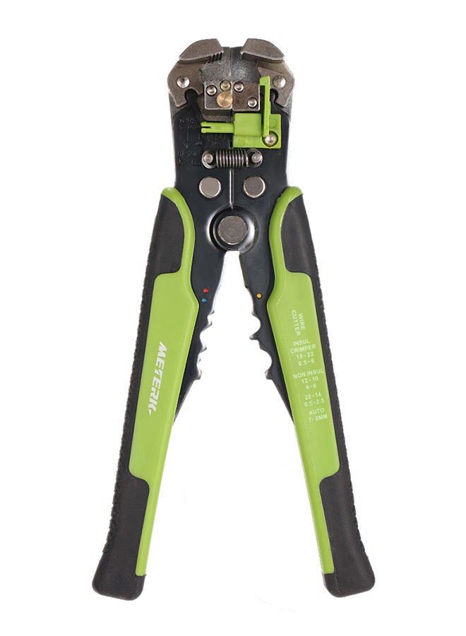 Multifunctional Adjustable Cable Wire Stripper Crimping Tool Green