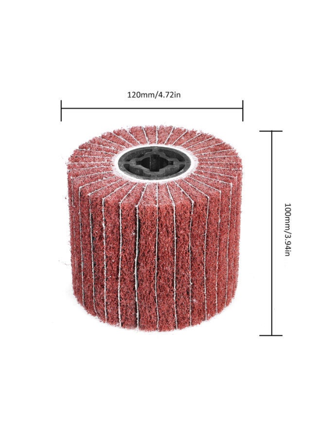 Non-Woven Burnishing Wheel Red 120 x 100millimeter