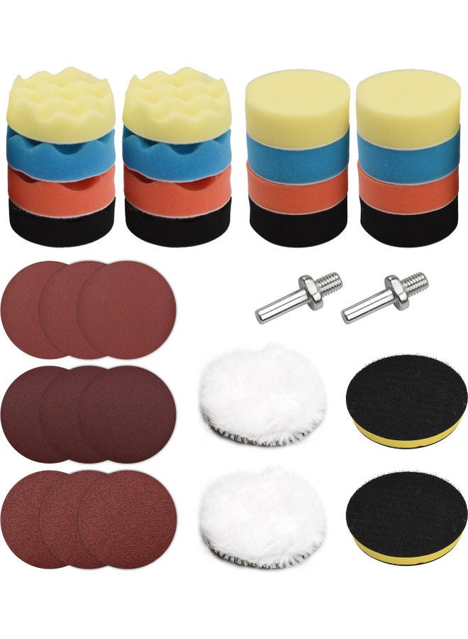 Polishing Pad Set Multicolour