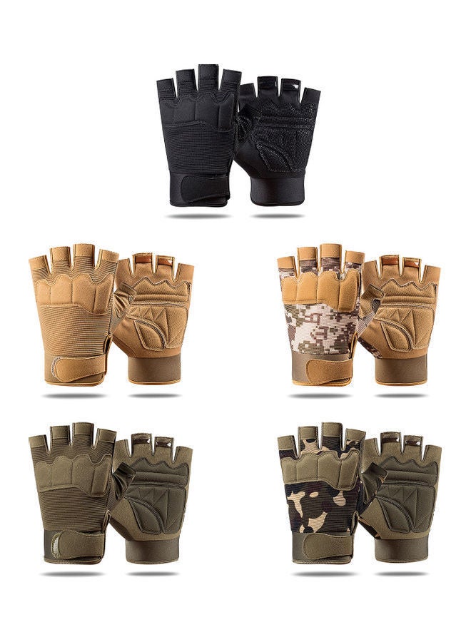 Wearproof Half Finger Gloves L