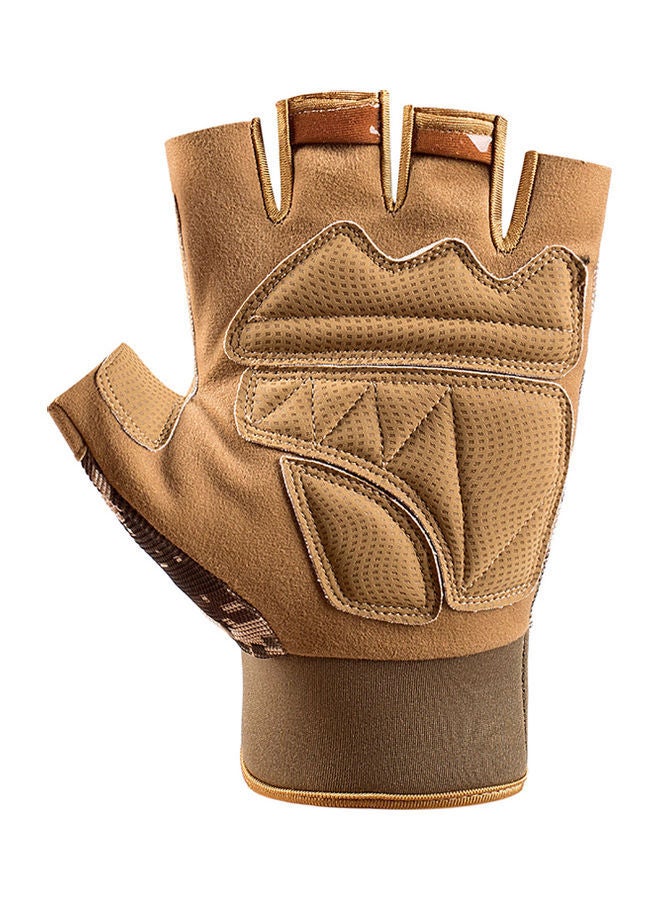 Wearproof Half Finger Gloves L