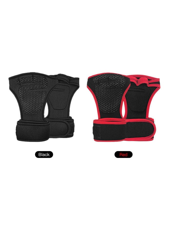 Pair Of Workout Gloves With Wrist Wraps M