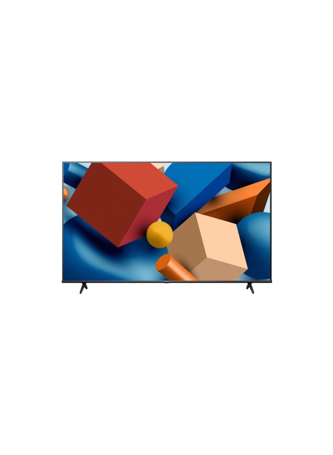 75 Inch 4K A6K Smart TV | VIDAA system | Dolby Vision | HDR | Bluetooth | Wi-Fi | New design | (2 USB - 3 HDMI) | 60HZ | (2023) - 75A6K Black