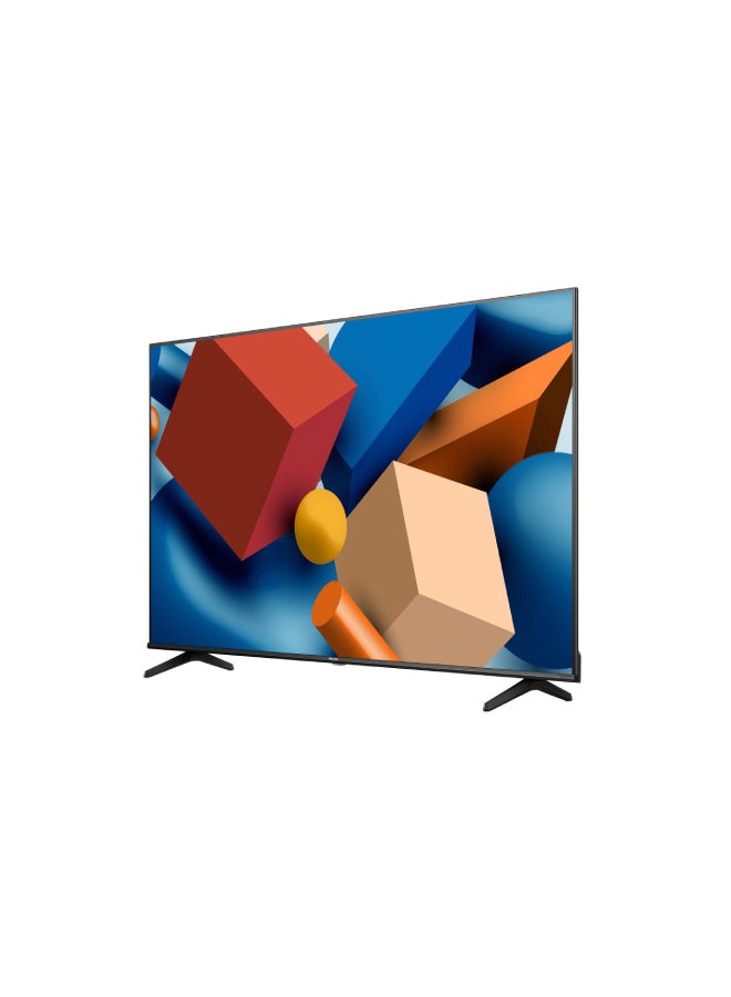 75 Inch 4K A6K Smart TV | VIDAA system | Dolby Vision | HDR | Bluetooth | Wi-Fi | New design | (2 USB - 3 HDMI) | 60HZ | (2023) - 75A6K Black