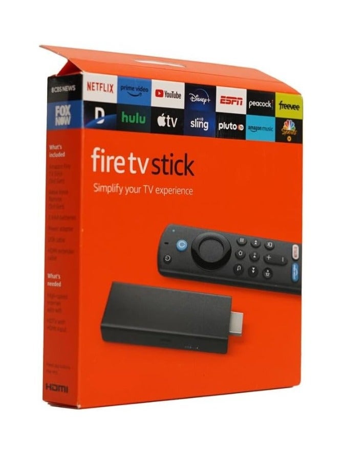 Fiire TV Stick HD sharp picture quality fast streaming free & live TV Alexa Voice Remote with TV controls