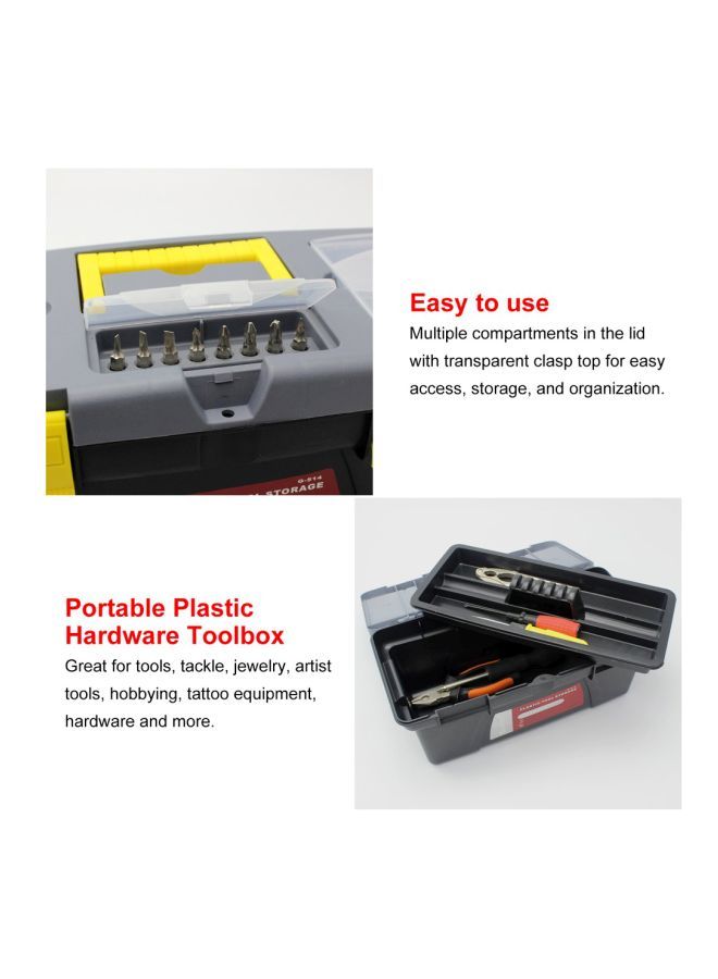 Multifunction Hardware Toolbox Black/Yellow