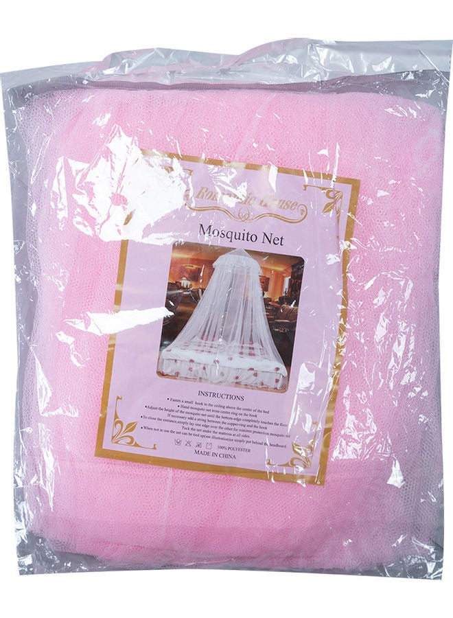 Universal Bed Hanging Mosquito Mesh Net Polyester Pink 20.00 x 3.00 20.00cm