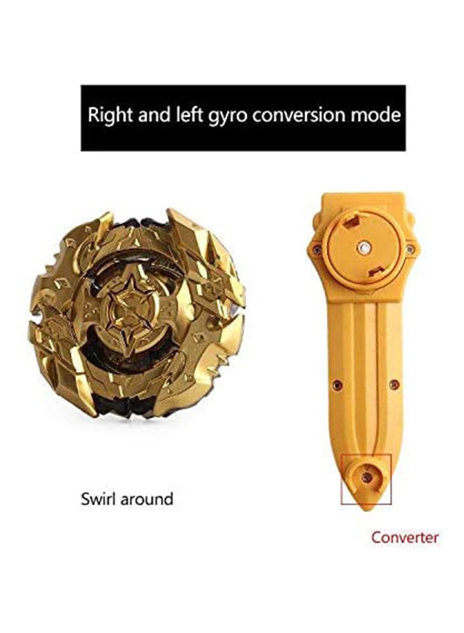 Beyblade Gold Burst Set Spinning With Grip Launcher Portable Box Case Gift 27.8 x 18.2 x 15.4cm