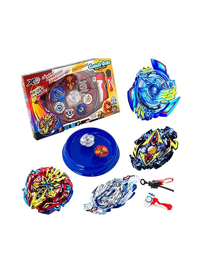 Battle Burst Beyblade With 4D Launcher Grip And Arena Battling Tops Set For Kids 13x8.5x1.75inch