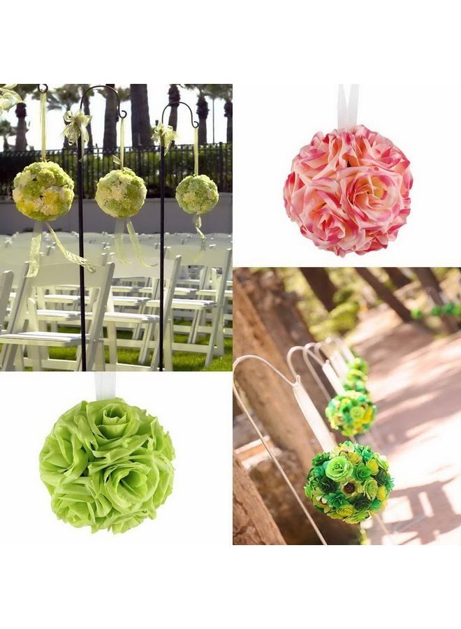 Wedding Party Rose Flower Ball Green 15 x 15cm