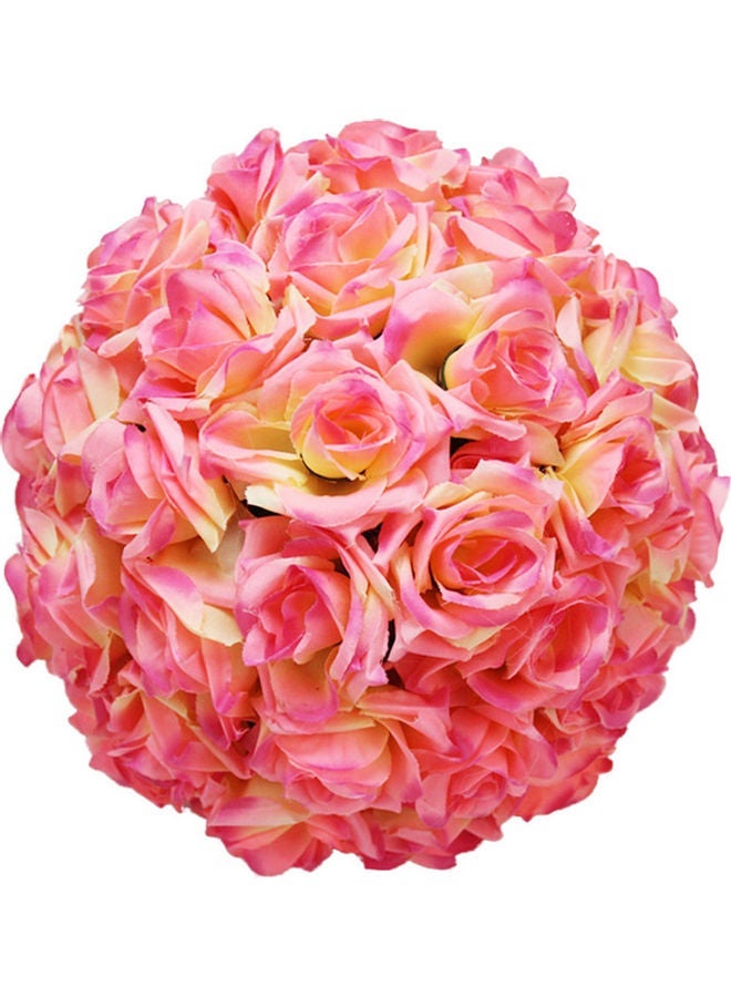 Wedding Party Rose Flower Ball Pink 13 x 13cm