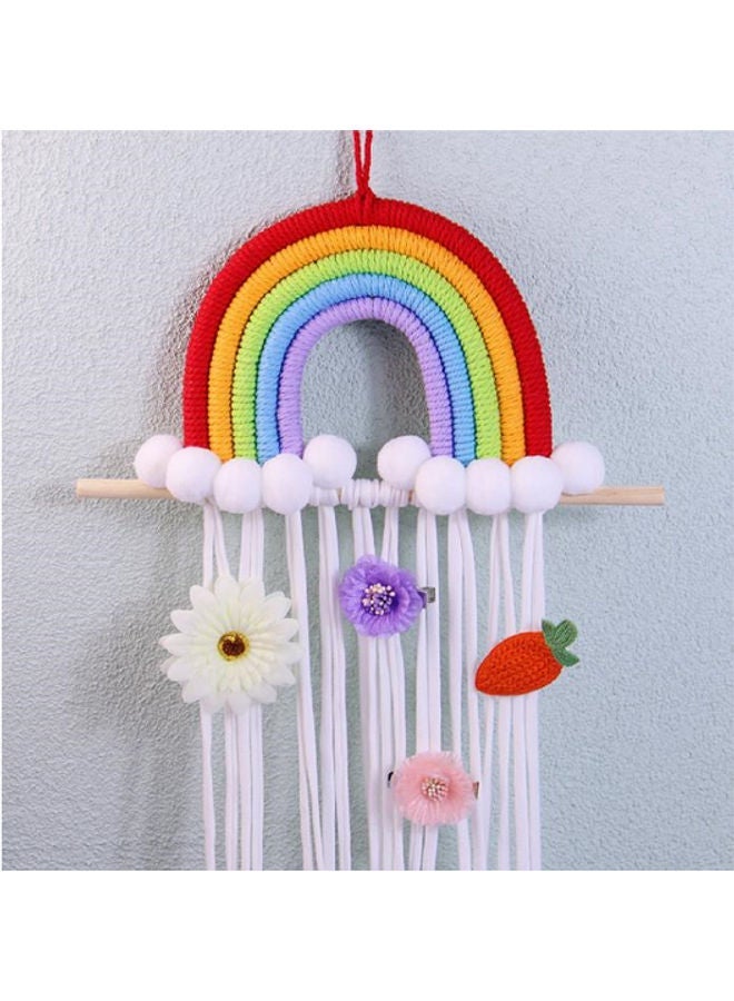 Children's Room Wall Weaving Decorative Props Multicolour 80x30cm