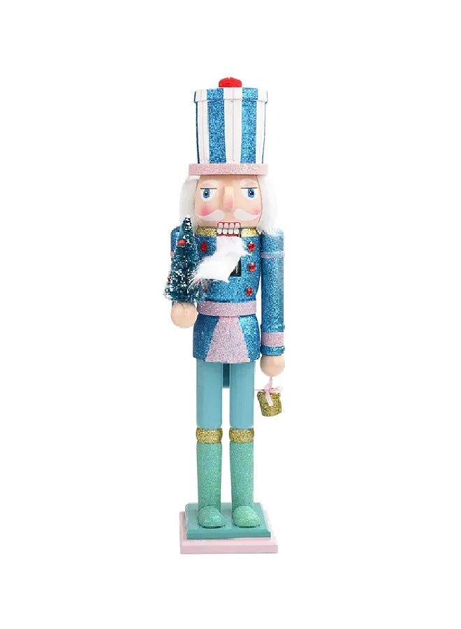 Pastel Blue Nutcrackers Ornaments