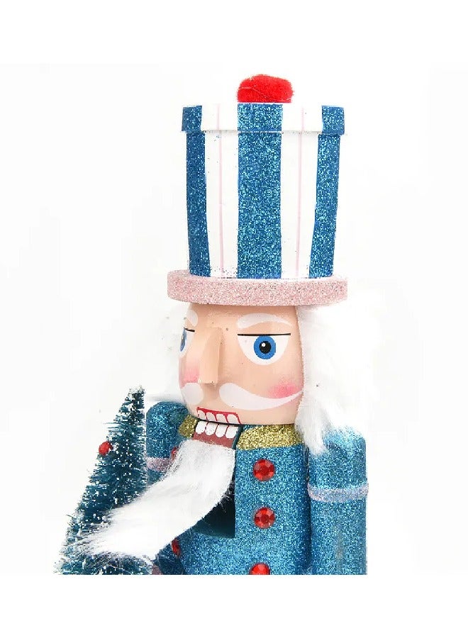 Pastel Blue Nutcrackers Ornaments