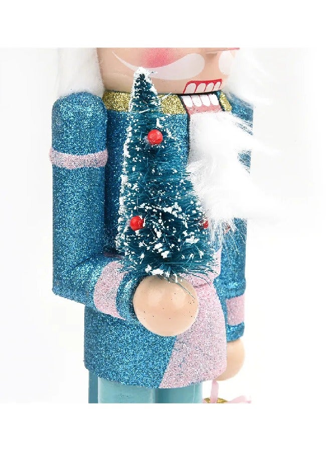 Pastel Blue Nutcrackers Ornaments