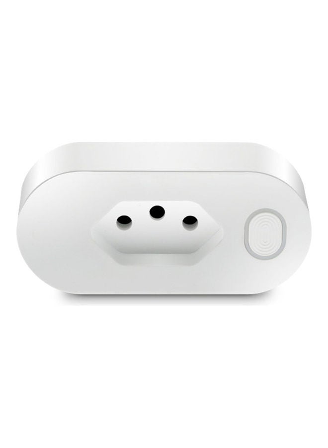 16A Brazil Standard Intelligent Socket White