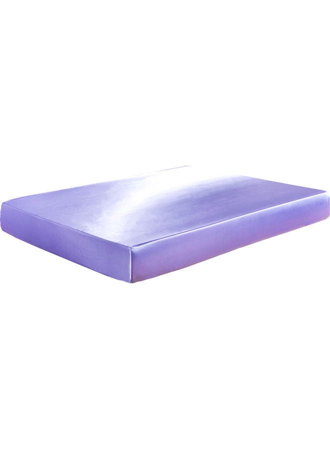 Well-made Soft Silk Fitted Sheet Cover polyester Purple 37.00 x 3.00 28.00cm