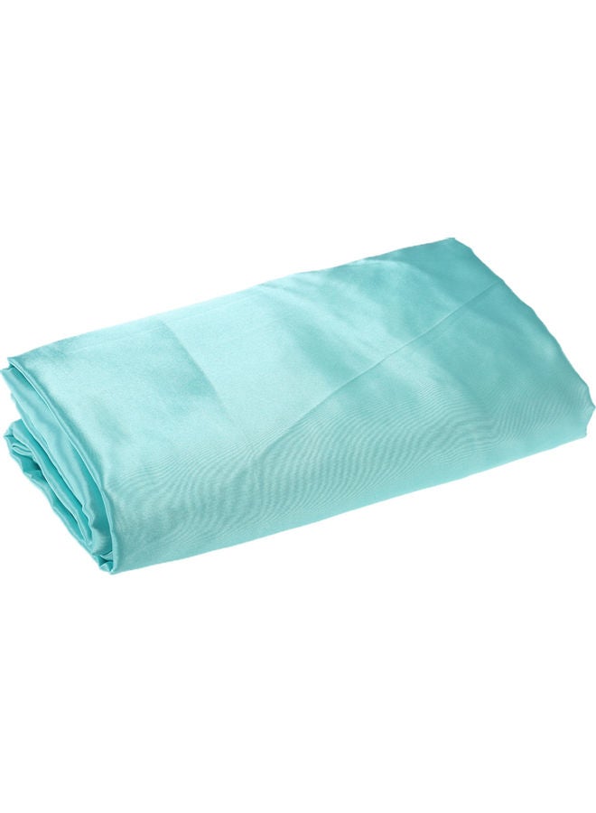 Well-made Soft Silk Fitted Sheet Cover polyester Green 37.00 x 3.00 28.00cm