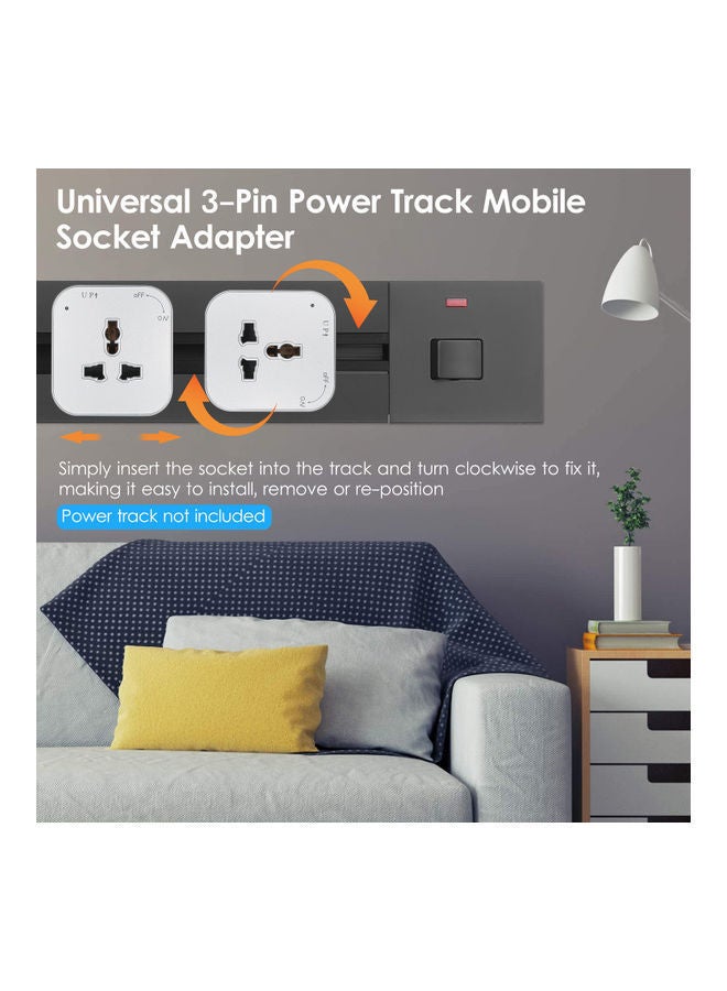 Electrical Socket Silver