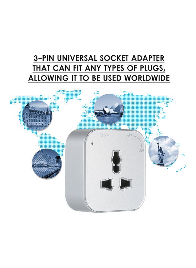 Electrical Socket Silver