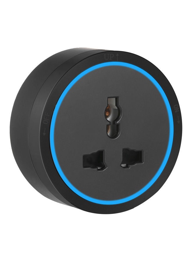 Electrical Socket Black/Blue