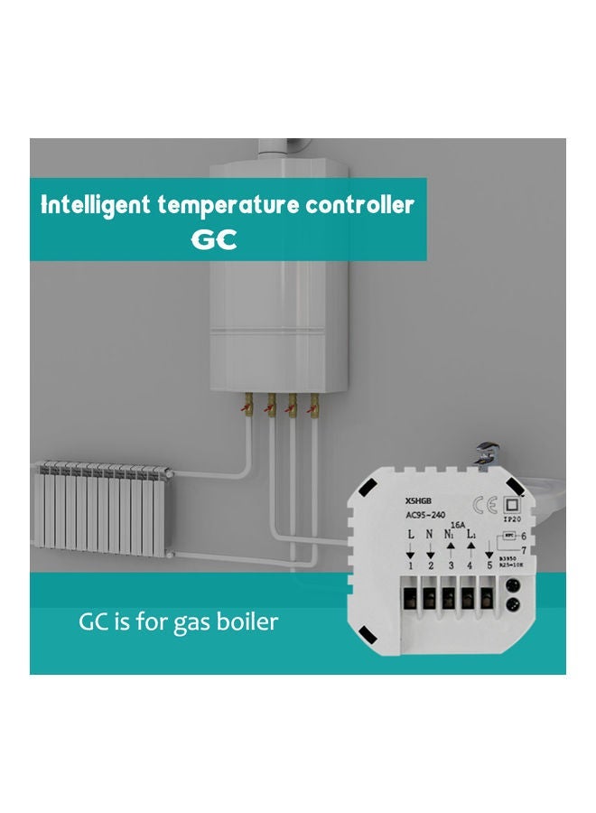 Intelligent Temperature Controller Thermostat Black
