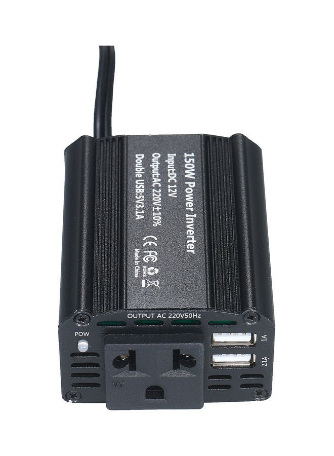 Portable Power Inverter Black