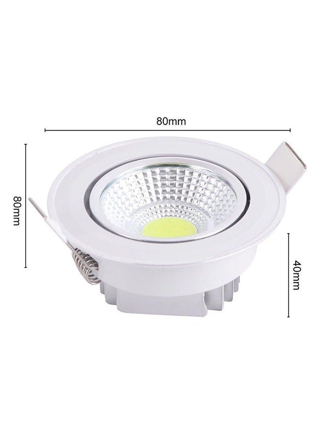LED Ceiling Light White 6 x 9cm