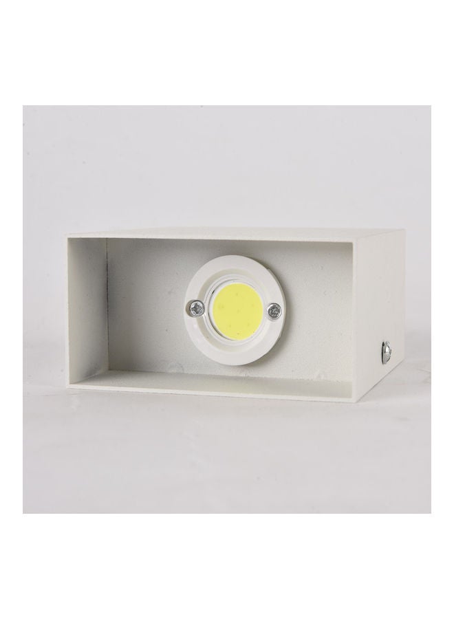 5V 6W Square Shape Aluminium Wall Lamp COB Light BD74 Non-dimmable Style: White shell light 12*12*12cm