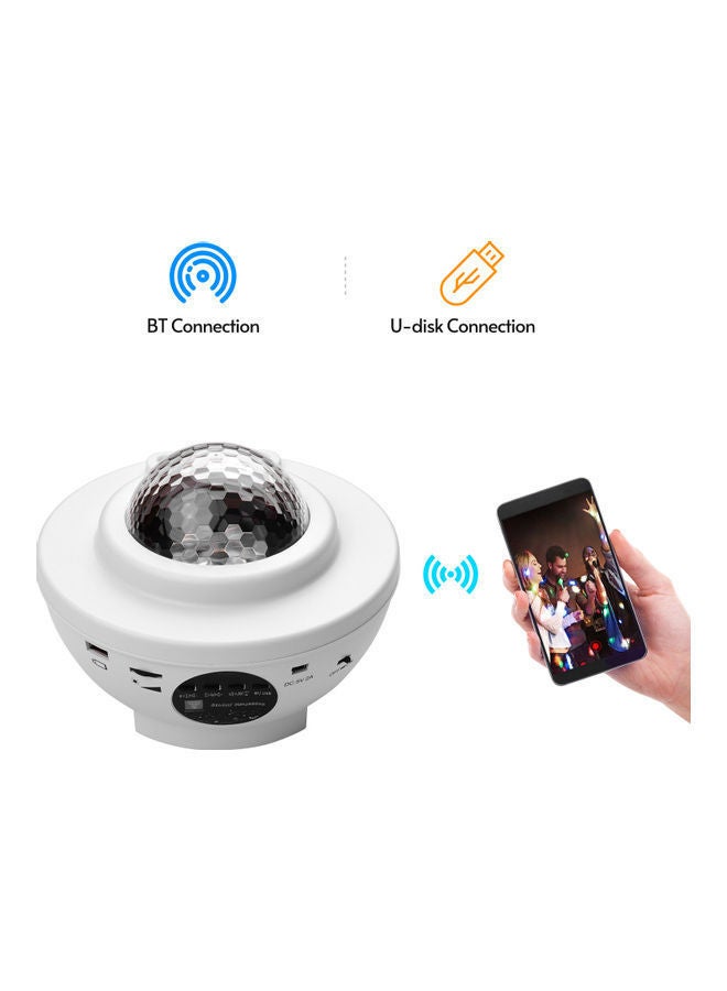 LED Galaxy Starry Projector Lamp Light White