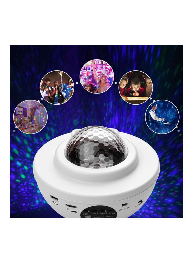 LED Galaxy Starry Projector Lamp Light White