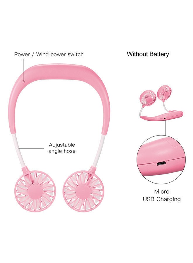 Portable USB Neckband Fan 21x3.80x17.50centimeter