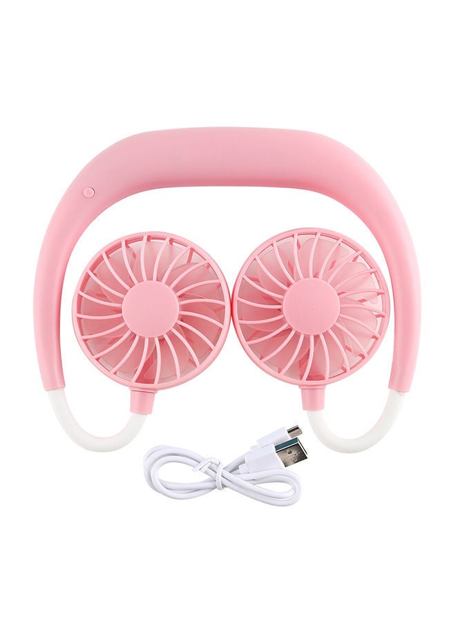 Portable USB Neckband Fan 21x3.80x17.50centimeter