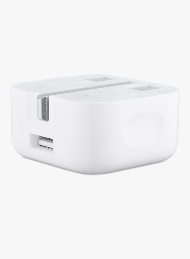 USB Power Adapter White