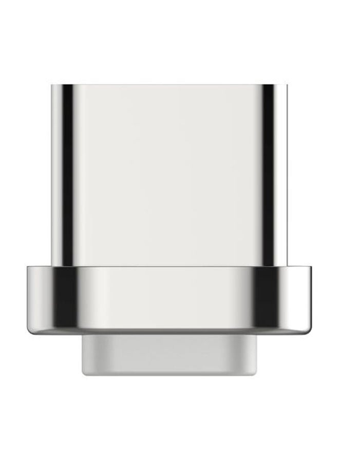 Detachable Magnetic Type-C Adapter Silver