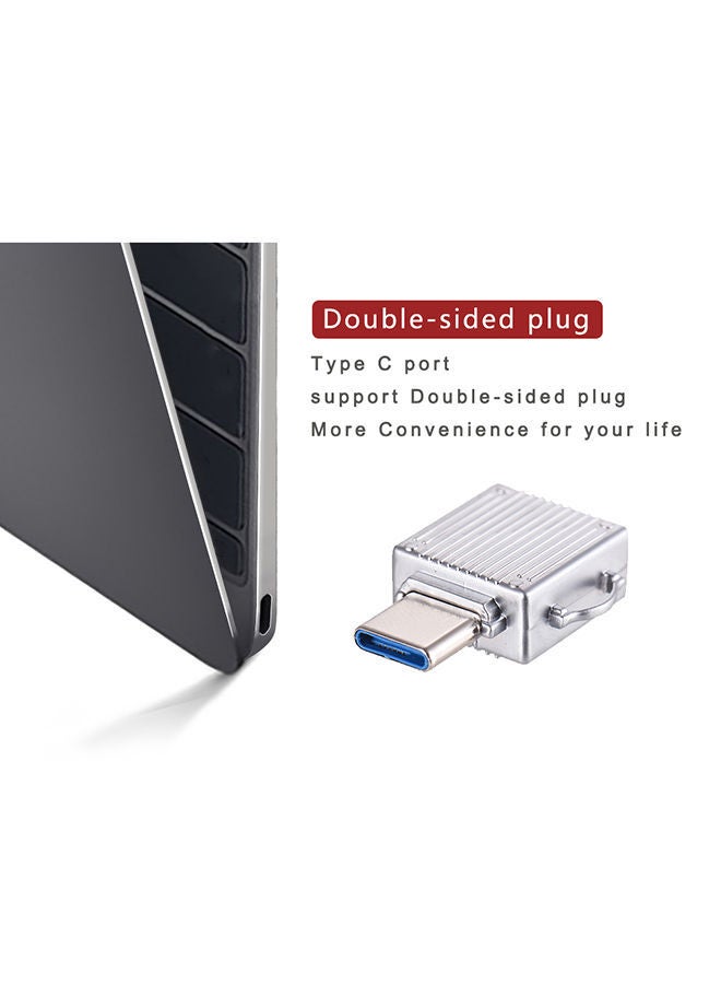 USB Type-C Converter Adapter Silver