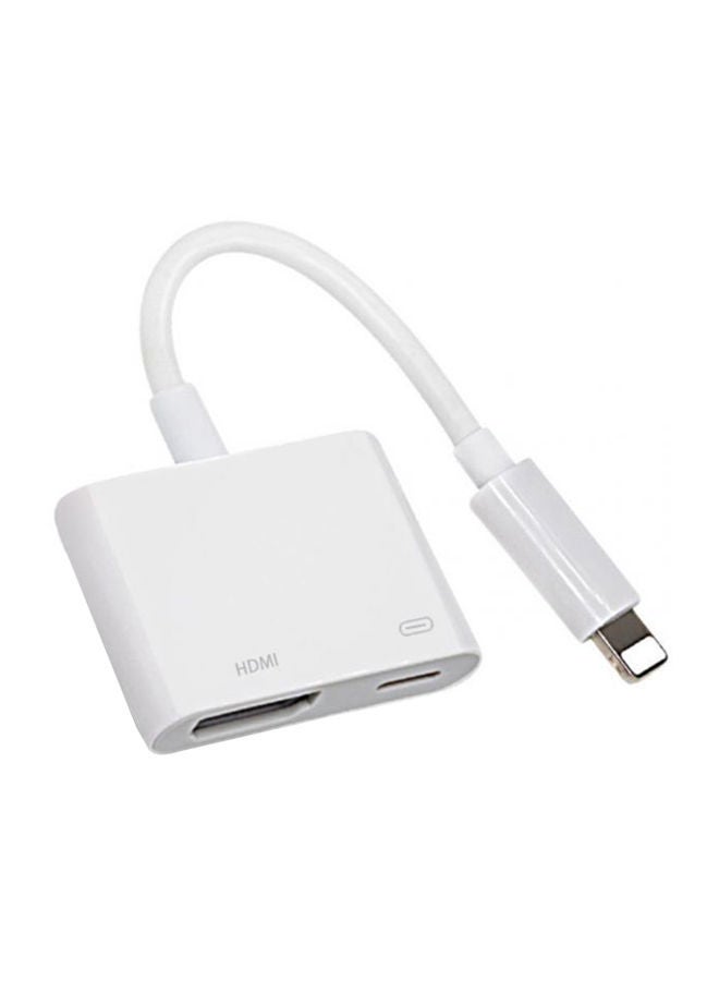 Lightning Digital AV Adapter White