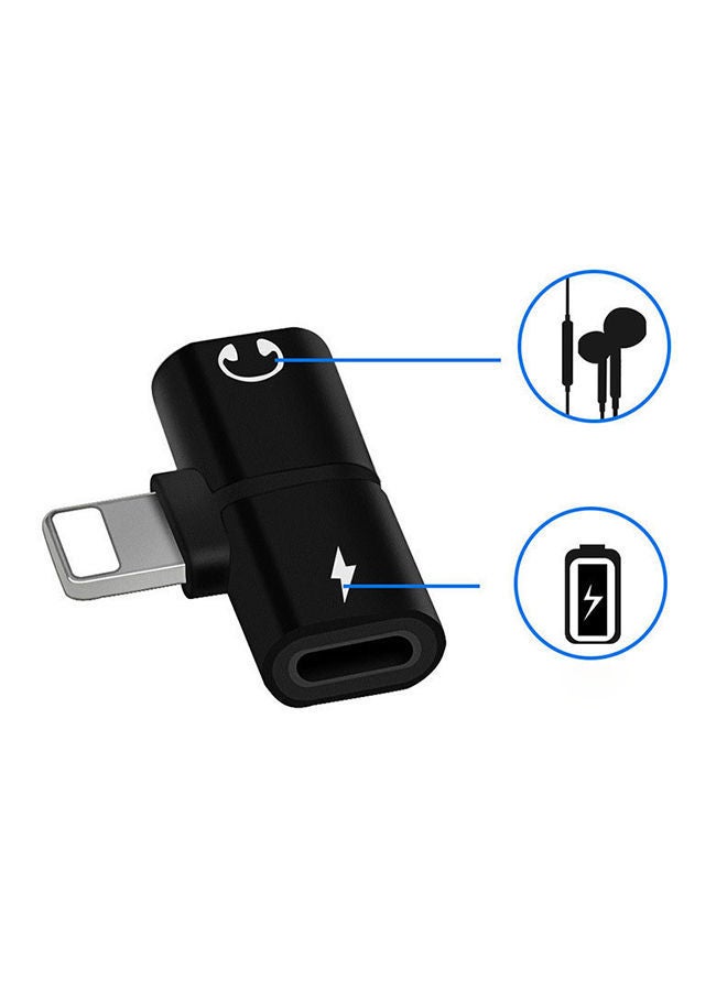 Phone Audio Adapter Black