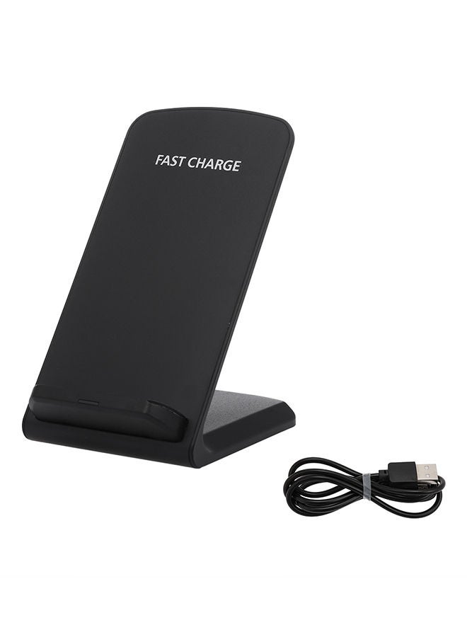 Universal Qi Fast Wireless Charger Vertical For iPhone USB 10W Power Charging Samsung S8 S9