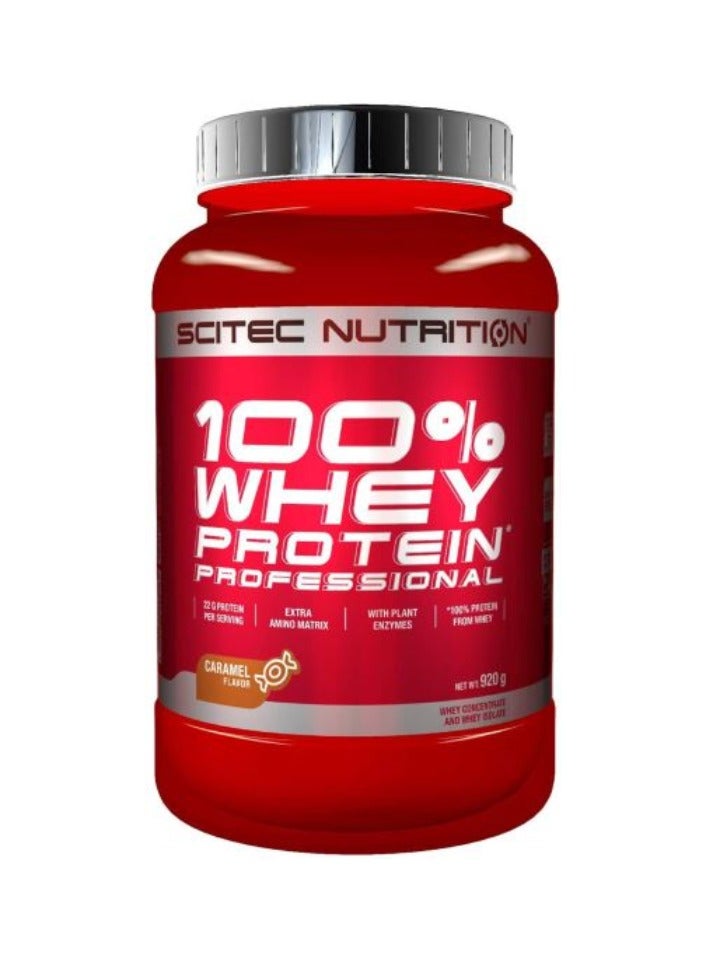 Scitec Nutrition 100% Whey Protien Professional Salted caramel 920 G 30 Servings