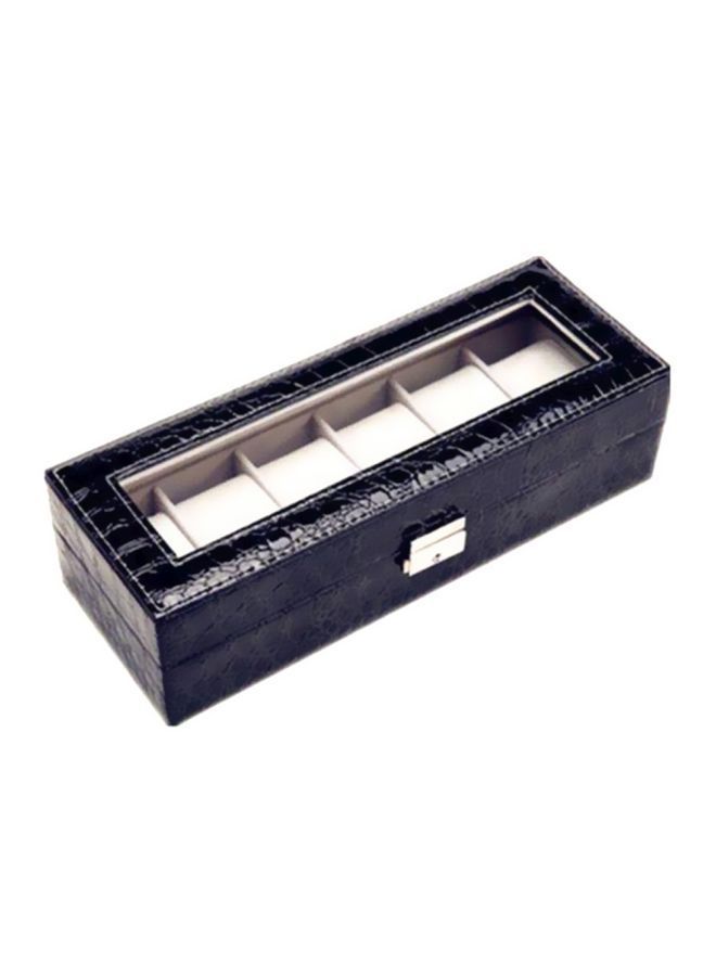 6-Compartment Watch Organizer Box