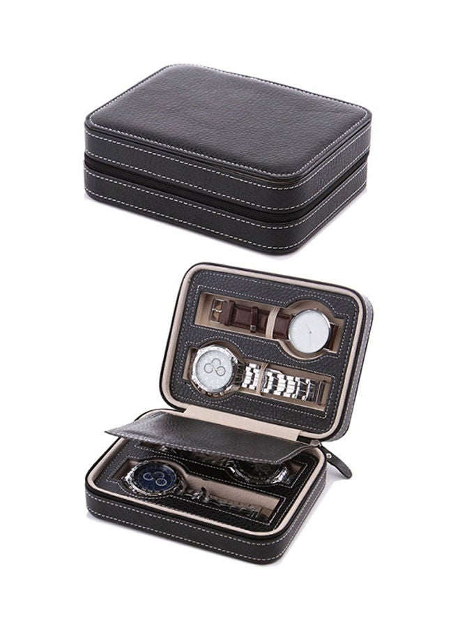 4-Grid PU Leather Watch Box QJ1535B4