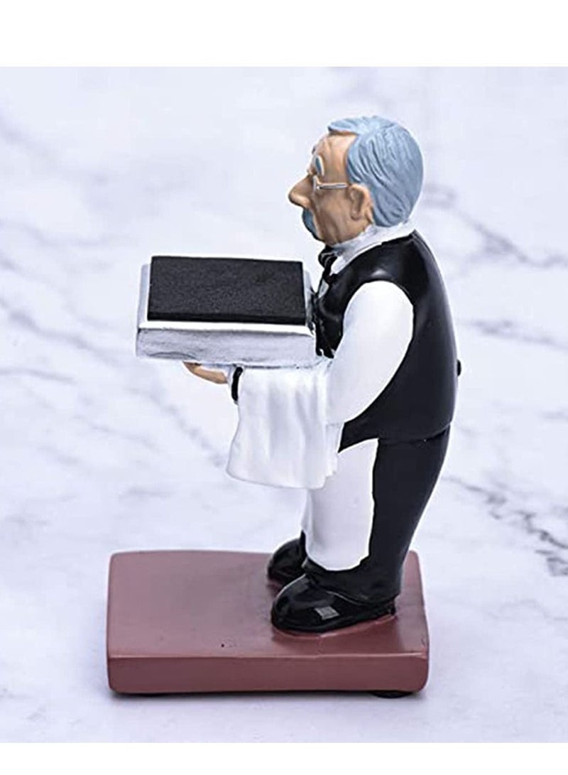 Watch Display Stand, 1 Pcs Housekeeper Statue Room Decoration Rack Stand Storage Creative Old Man Bracelet Necklace Jewelry Holder for Office Store Home Gift